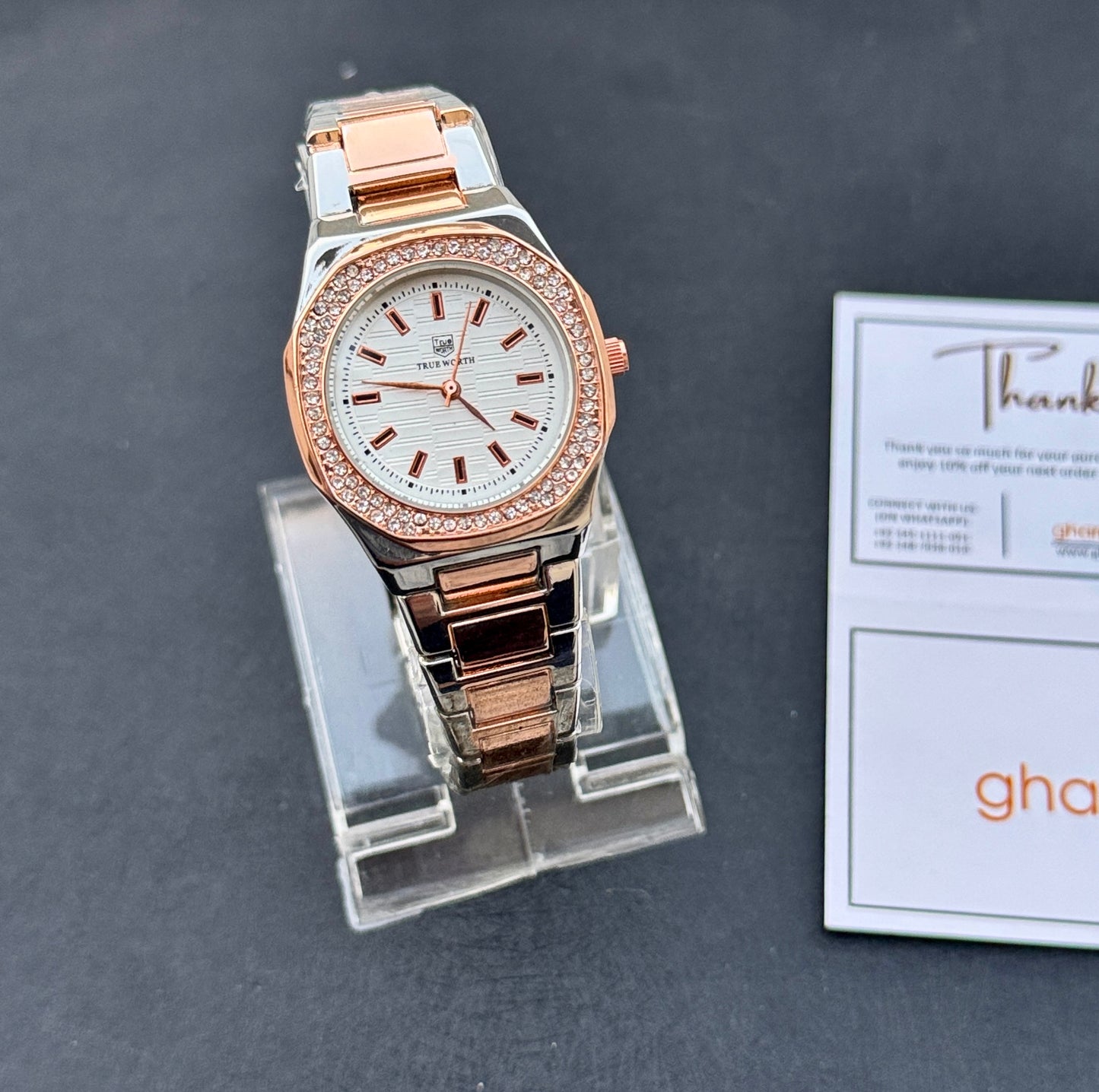 Latest - Original True Worth - Premium Zircon Enriched Edition - With Free Mystery Jewelry Box