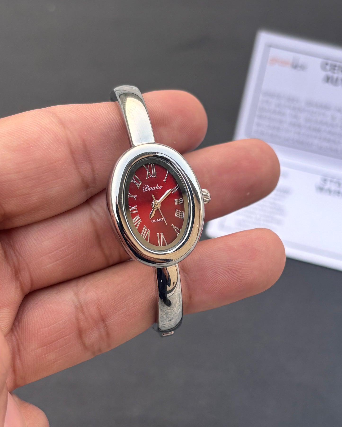 Seraphine Red Emerald – Exclusive bracelet watch Edition - High Grade Quality - Stainless Steel