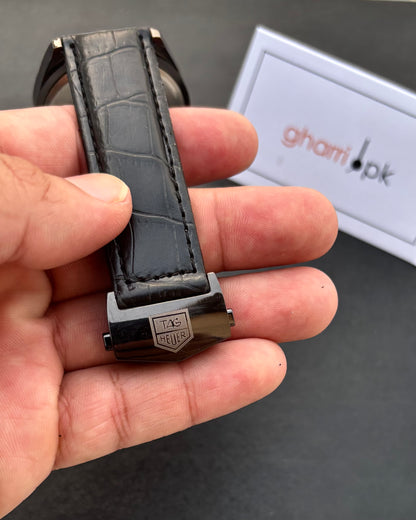 Premium Tag heuer Carrera Master Lock Edition - Metal Body - High Grade Leather straps