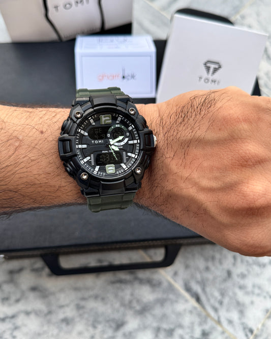 Sports Edition - TOMI Dual Time - Water Resistant Durable & Comfortable Straps