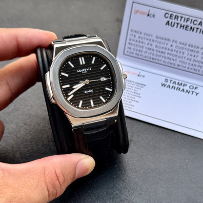 Premium MARTYN Master Lock Edition - Metal Body - High Grade Leather straps