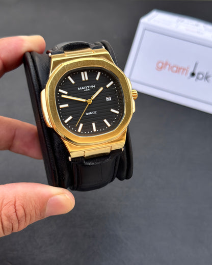 Premium MARTYN Master Lock Edition - Metal Body - High Grade Leather straps