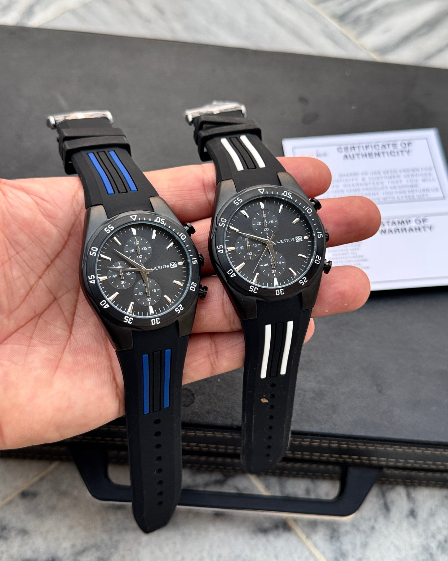 Westchi Apex model - Full Chronograph Series - Durable & Comfortable Straps