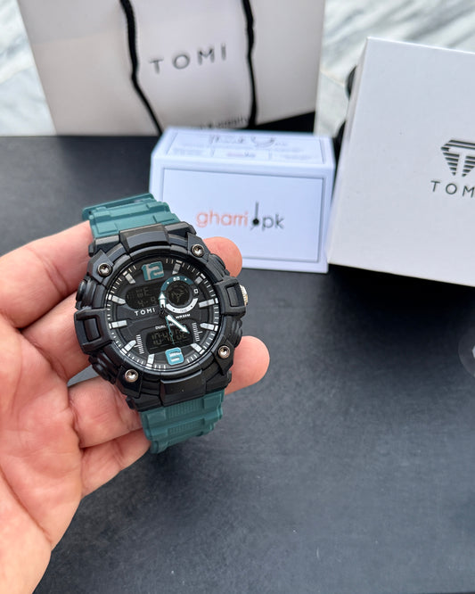 Sports Edition - TOMI Dual Time - Water Resistant Durable & Comfortable Straps