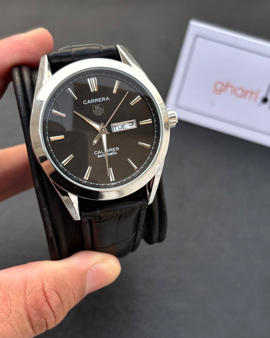 Premium Tag heuer Carrera Master Lock Edition - Metal Body - High Grade Leather straps