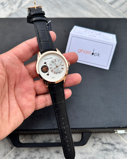 Premium Cristiano Aillen- Metal Body - High Grade Leather straps