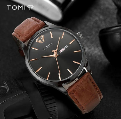 TOMI - Special Leather - Date & Day - Water Resistant