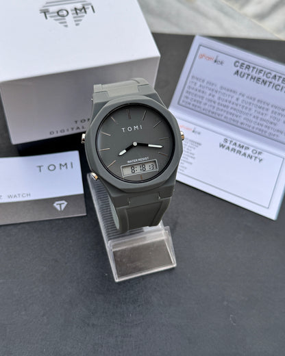 Pro 1.0 Edition - Latest TOMI Dual Time Model - Water Resistant Durable & Comfortable Straps