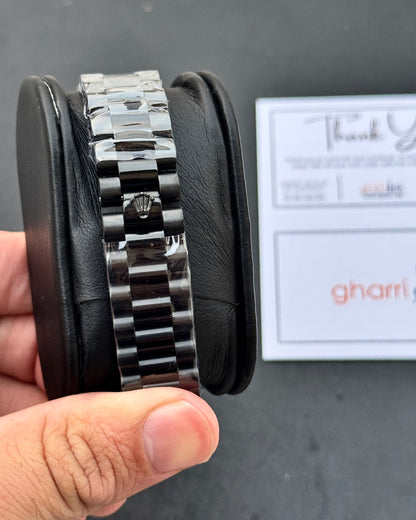 Sapphire Black Master Clone Watch - RLX Series - Mineral glass - Ultra premium chain & Lock