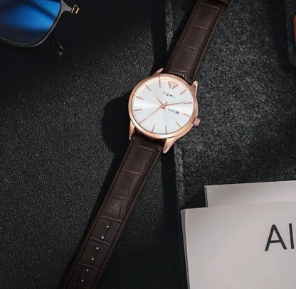 TOMI - Special Leather - Date & Day - Water Resistant