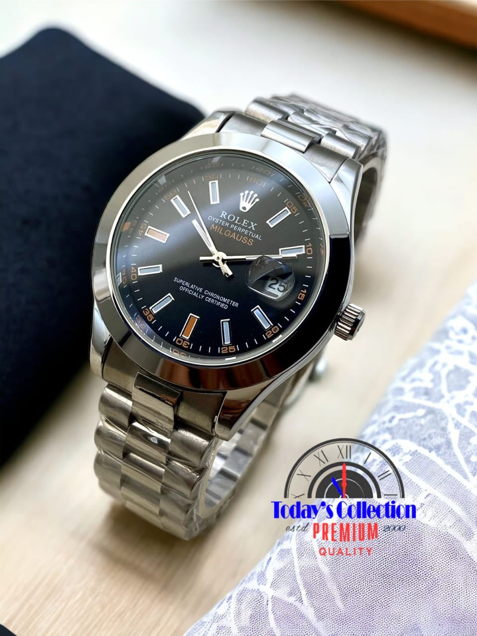 Limited Edition MILGAUSS - RLX Series - Mineral glass - Ultra premium chain & Lock