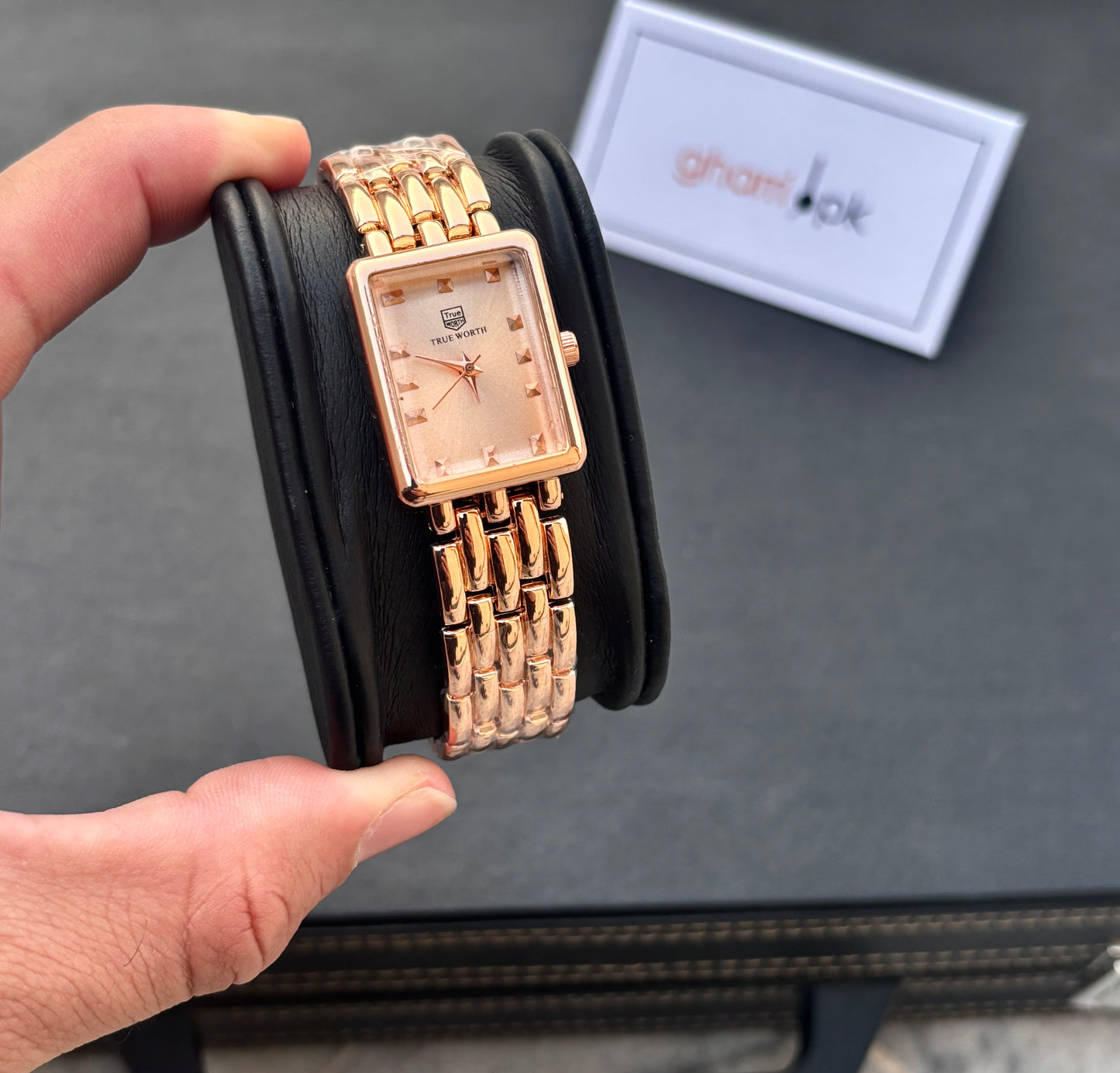 Time-luxe - Original True Worth - Elegant & Premium with Push Lock - With Free Mystery Jewelry Box