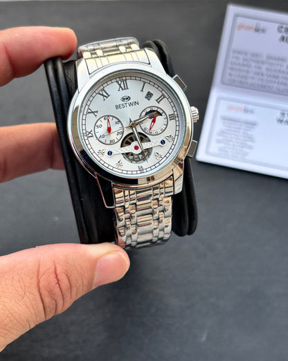 Limited Edition Series - Ultra High Quality Chain & Lock - Original BESTWIN - Full Chronograph