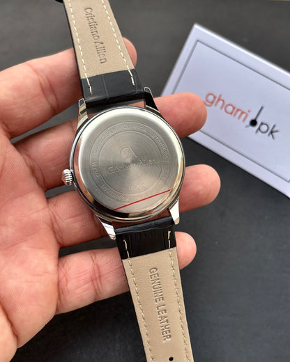 Premium Cristiano Aillen- Metal Body - High Grade Leather straps
