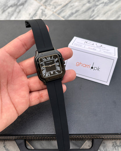 Retro Roman - With Date- Limited Edition Magnet Strap series - High Quality Ultra Comfortable Straps & Finish