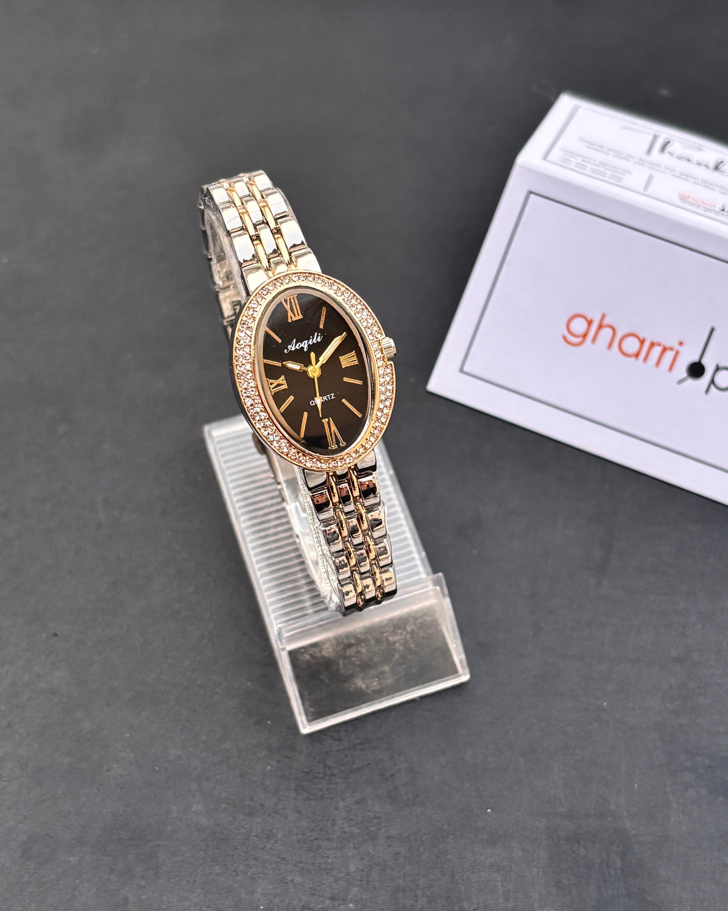 Oval Elegance 1.0 - Crystal Finish - Signature Edition - With Free Gift Packaging