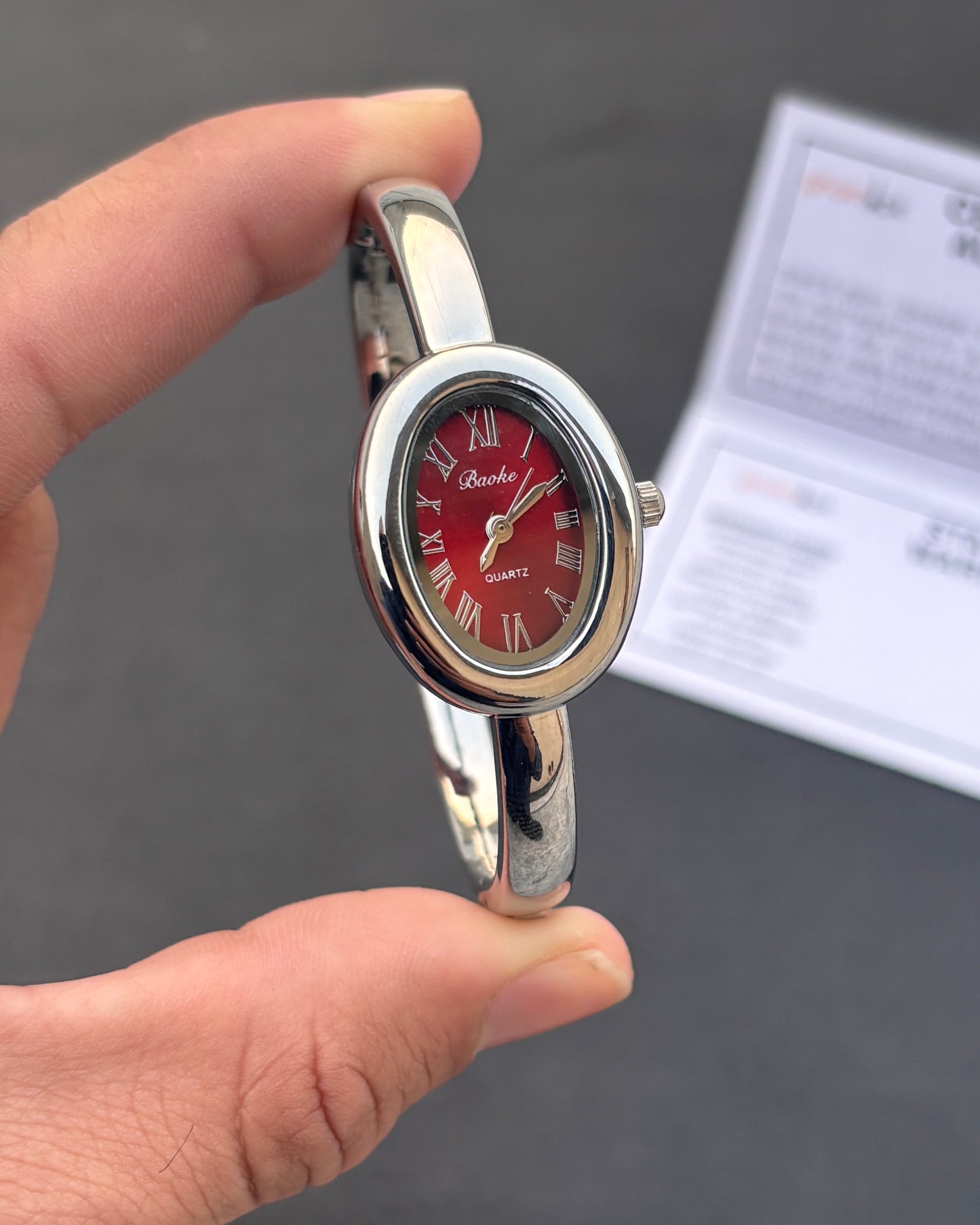 Seraphine Red Emerald – Exclusive bracelet watch Edition - High Grade Quality - Stainless Steel