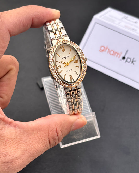 Oval Elegance 1.0 - Crystal Finish - Signature Edition - With Free Gift Packaging