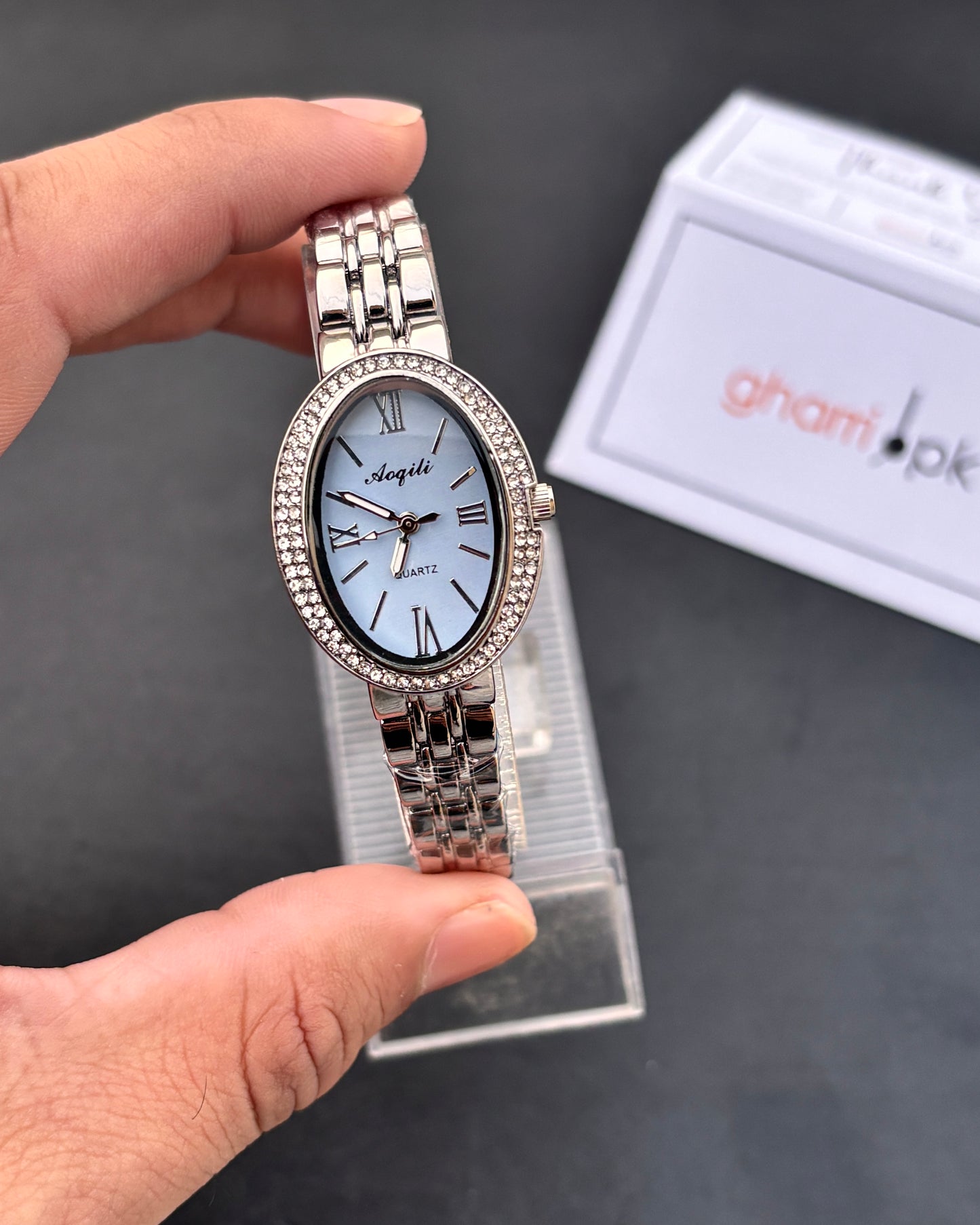 Oval Elegance 1.0 - Crystal Finish - Signature Edition - With Free Gift Packaging