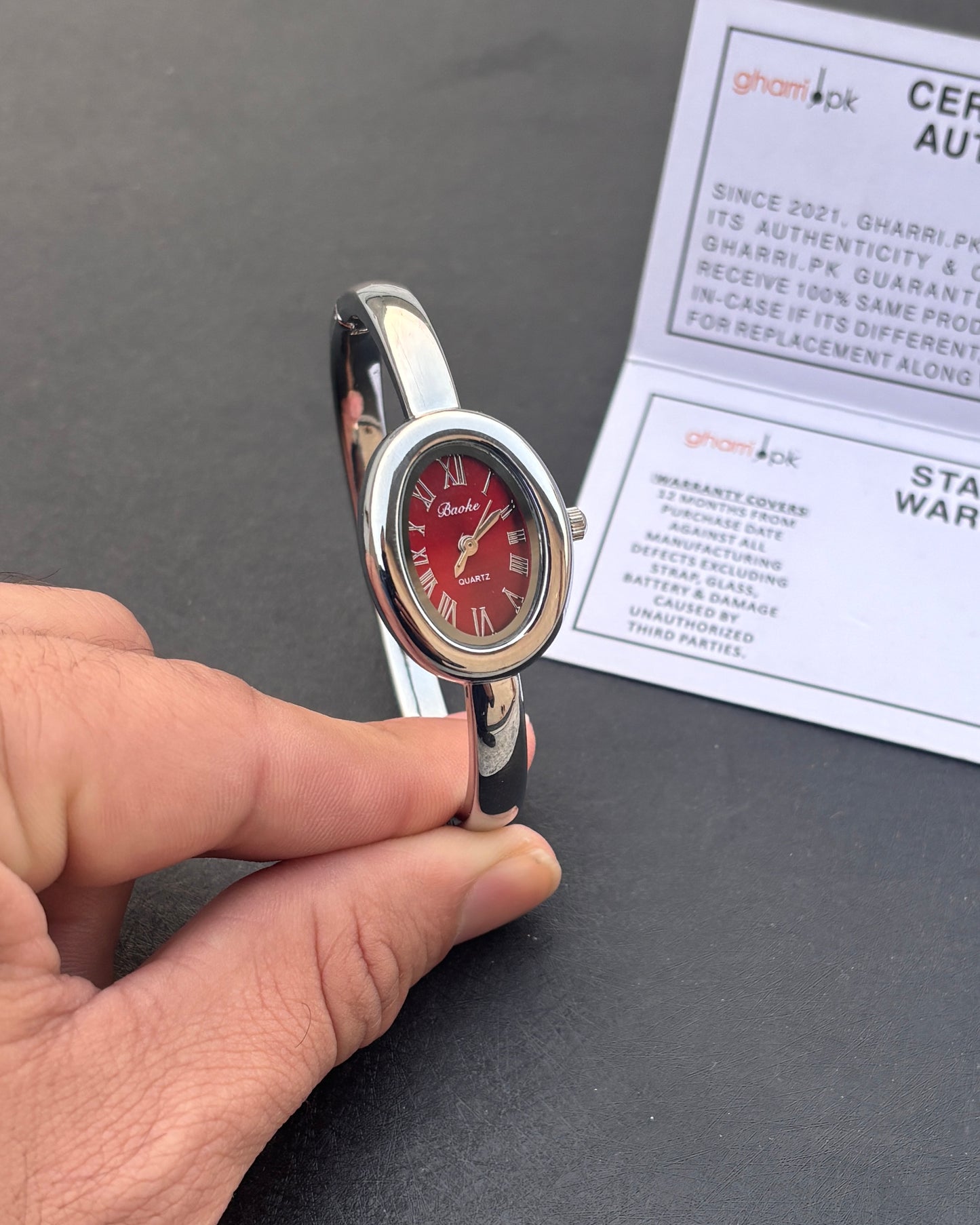 Seraphine Red Emerald – Exclusive bracelet watch Edition - High Grade Quality - Stainless Steel
