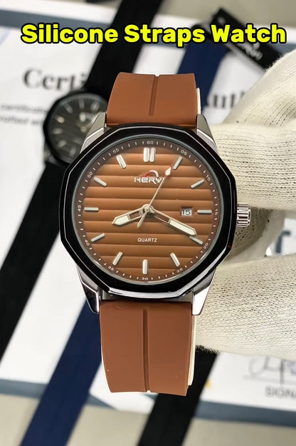 Octa Brown- Ultra Comfortable & Durable Straps - High Quality Magnet Lock