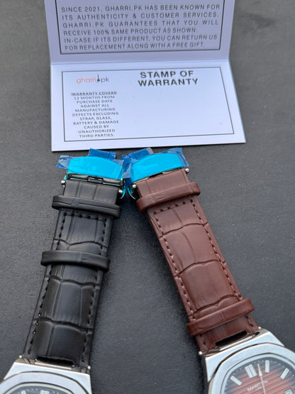 Premium MARTYN Master Lock Edition - Metal Body - High Grade Leather straps