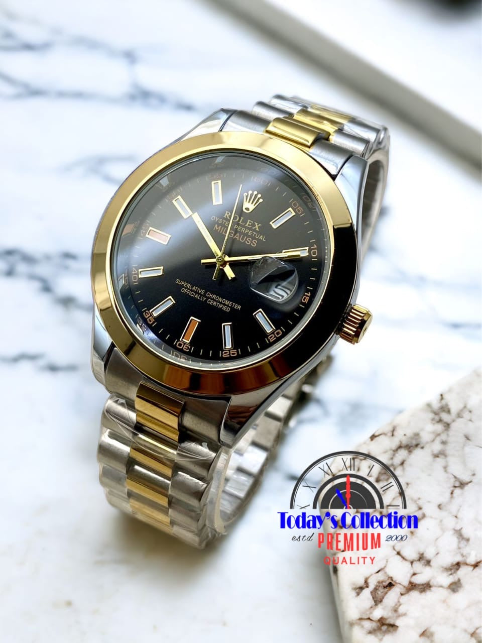 Limited Edition MILGAUSS - RLX Series - Mineral glass - Ultra premium chain & Lock
