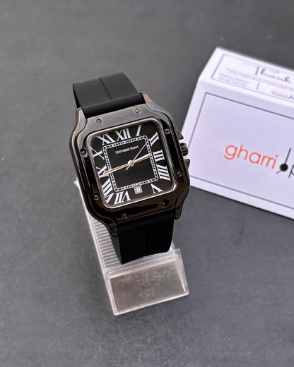 Retro Roman - With Date- Limited Edition Magnet Strap series - High Quality Ultra Comfortable Straps & Finish