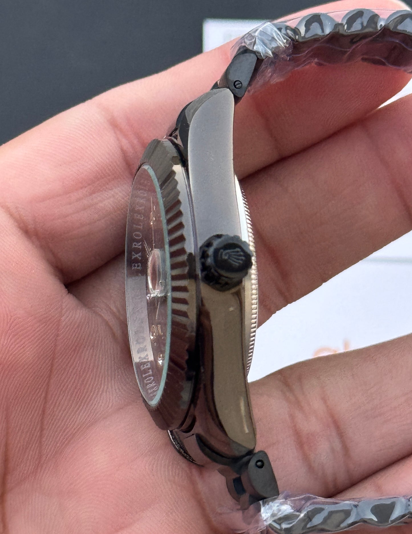 Sapphire Black Master Clone Watch - RLX Series - Mineral glass - Ultra premium chain & Lock