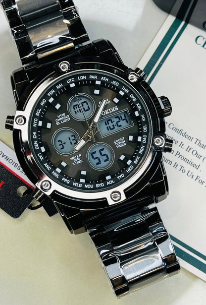 Original - Dual time - Heavy weight Series - Stainless Steel