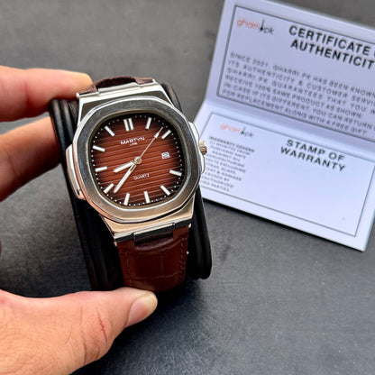 Premium MARTYN Master Lock Edition - Metal Body - High Grade Leather straps