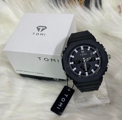 Rugged Edition - TOMI Dual Time Flagship Model - Water Resistant Durable & Comfortable Straps