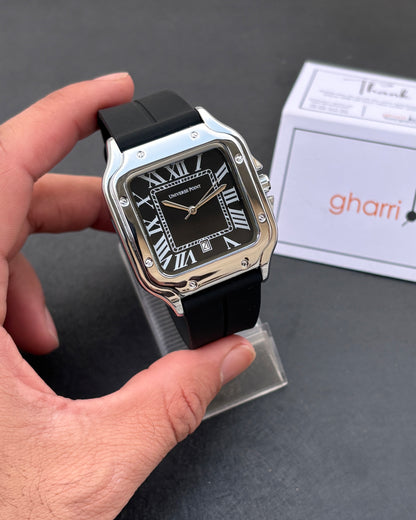 Retro Roman - With Date- Limited Edition Magnet Strap series - High Quality Ultra Comfortable Straps & Finish