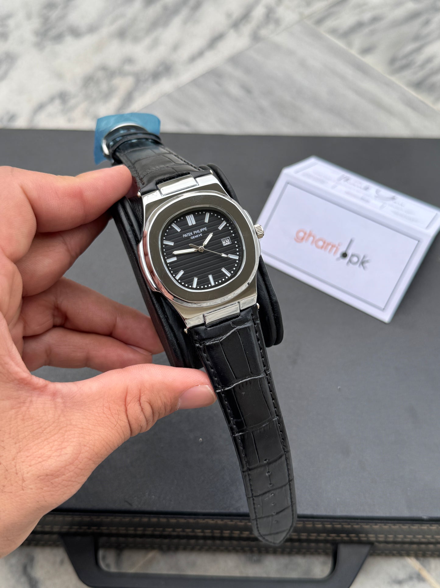 Patek phillipe- High Grade Leather Strap - Ultra Premium Finish