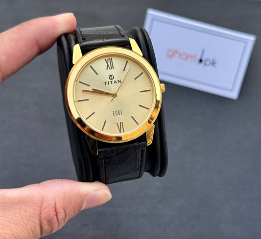 TITAN - Crystal Finish Dial - Durable Straps - With additional set of Straps