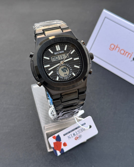Original BESTWIN - Elyron Series - High Grade Heavy Weight Series - Mineral glass - Dual time