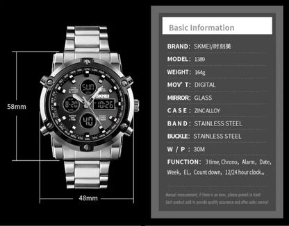 Original SKMEI - Dual time - Heavy Weight Series