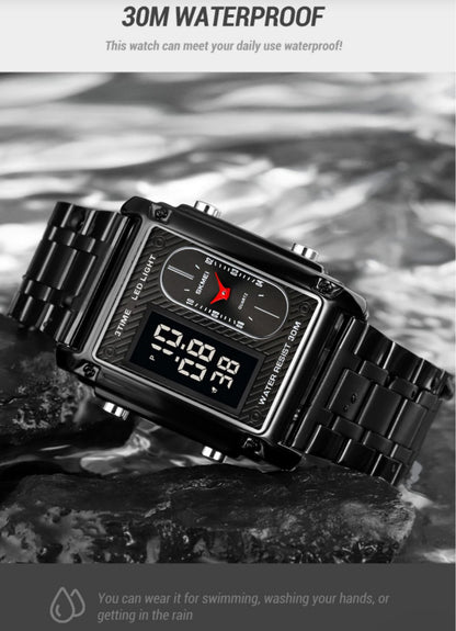 Original SKMEI - 3 time Chrono - Alloy Case - Water Resistant (30M)