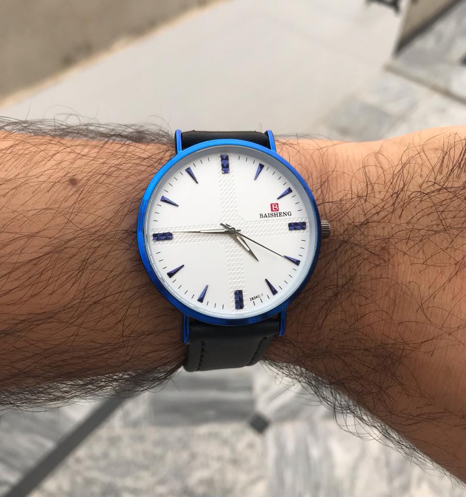 Minimalistic Baisheng Series - Crystal Finish Dial with Extra Pair of Straps
