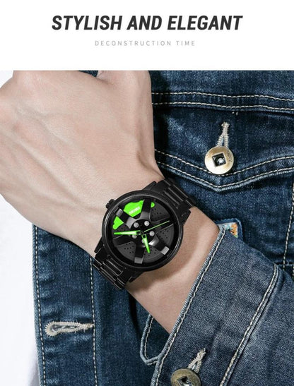 GYRO WHYL - Rotating Alloy Wheel -  Stainless Steel