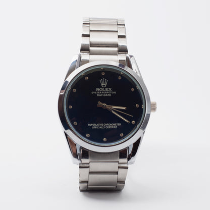 RLX - Elegant Dial with Premium Silver Chain