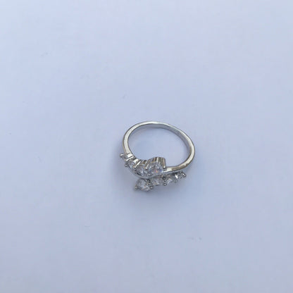 Pleasing Leaf petal Ring - Durable Silver Coating