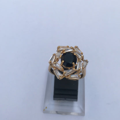 Signature Diamond cut Ring - One Carat Gold Plated