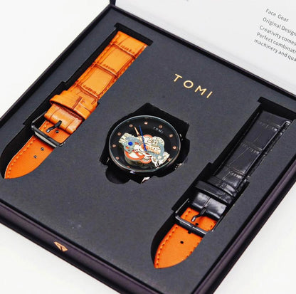 TOMI FaceGear - BLACK Skeleton Edition - Dual Strap