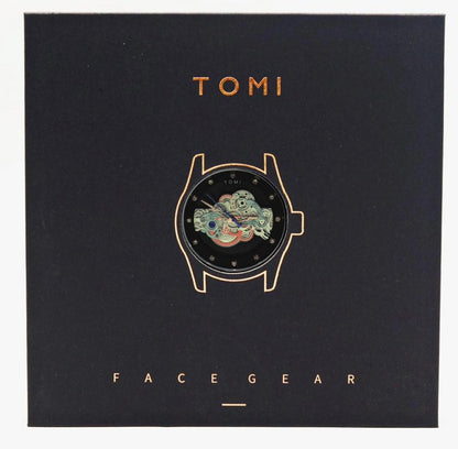TOMI FaceGear - BLACK Skeleton Edition - Dual Strap