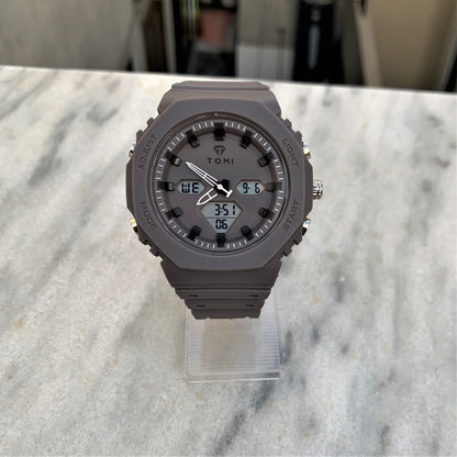 Rugged Edition - TOMI Dual Time Flagship Model - Water Resistant Durable & Comfortable Straps