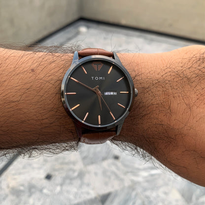 TOMI - Special Leather - Date & Day - Water Resistant
