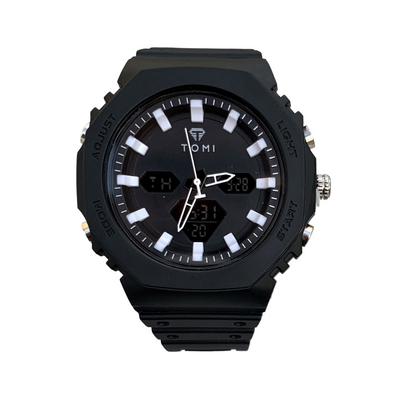 Rugged Edition - TOMI Dual Time Flagship Model - Water Resistant Durable & Comfortable Straps