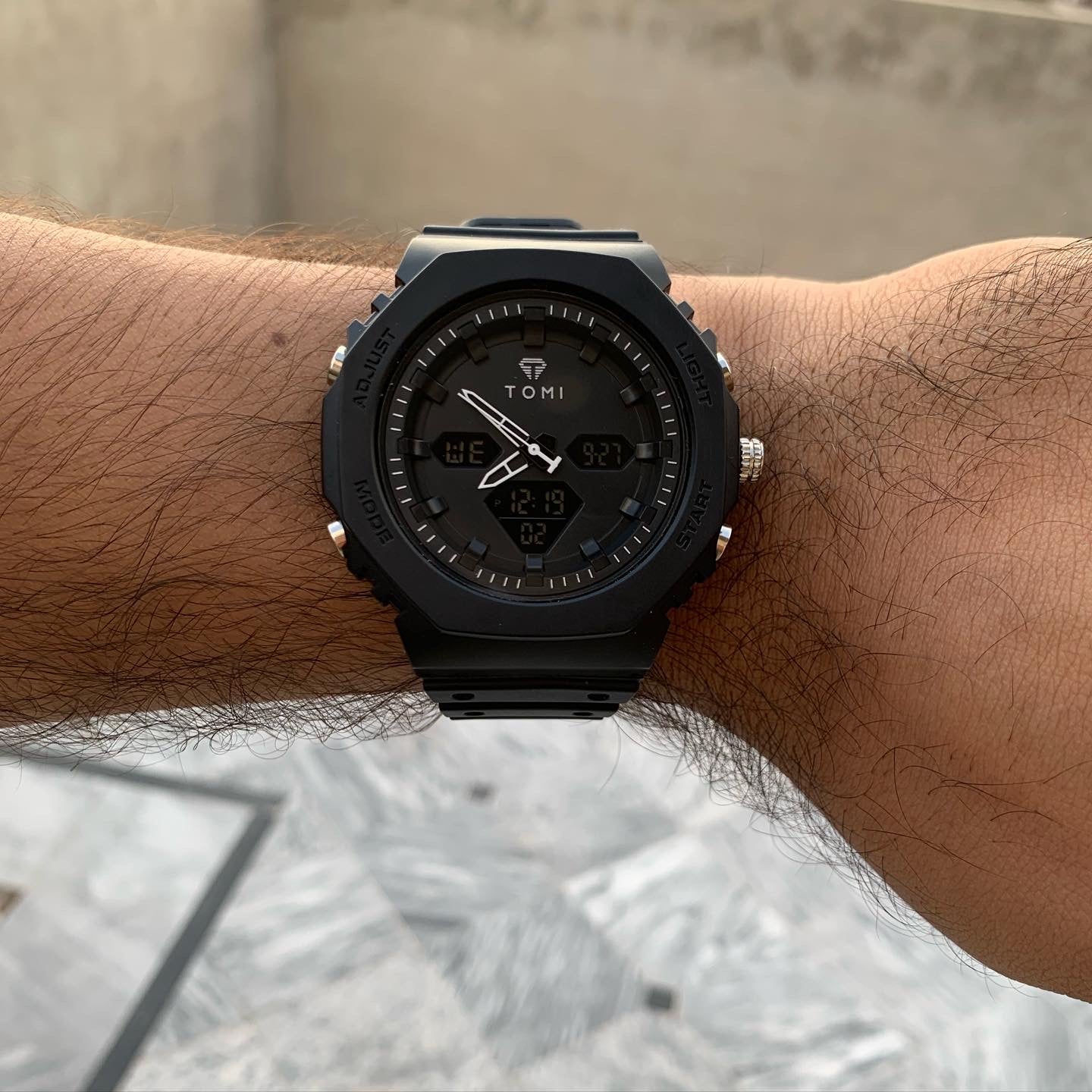 Rugged Edition - TOMI Dual Time Flagship Model - Water Resistant Durable & Comfortable Straps